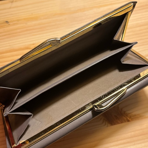Royce W.Germany Genuine leather wallet long trifold with snap close coin holder - Picture 3 of 8